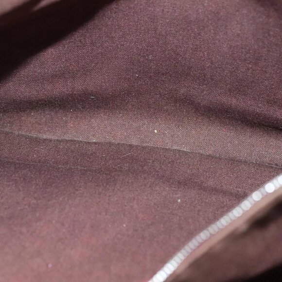 HERMES Fourre Tout MM Hand Bag Canvas Brown Auth 135190 - Picture 12 of 16